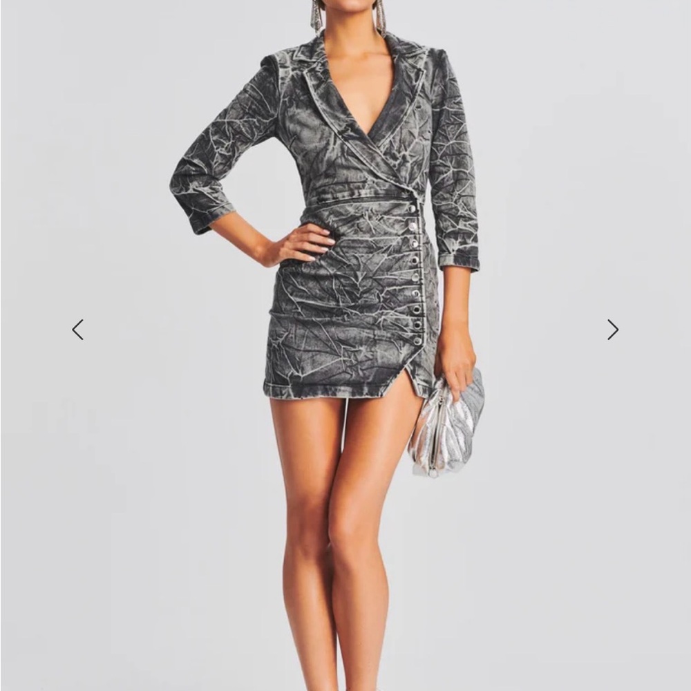 Retrofete Willa Denim Mini Dress in Rain Medium / Small